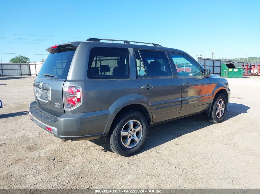 2008 Honda Pilot Ex-L VIN: 5FNYF18578B035963 Lot: 39243357