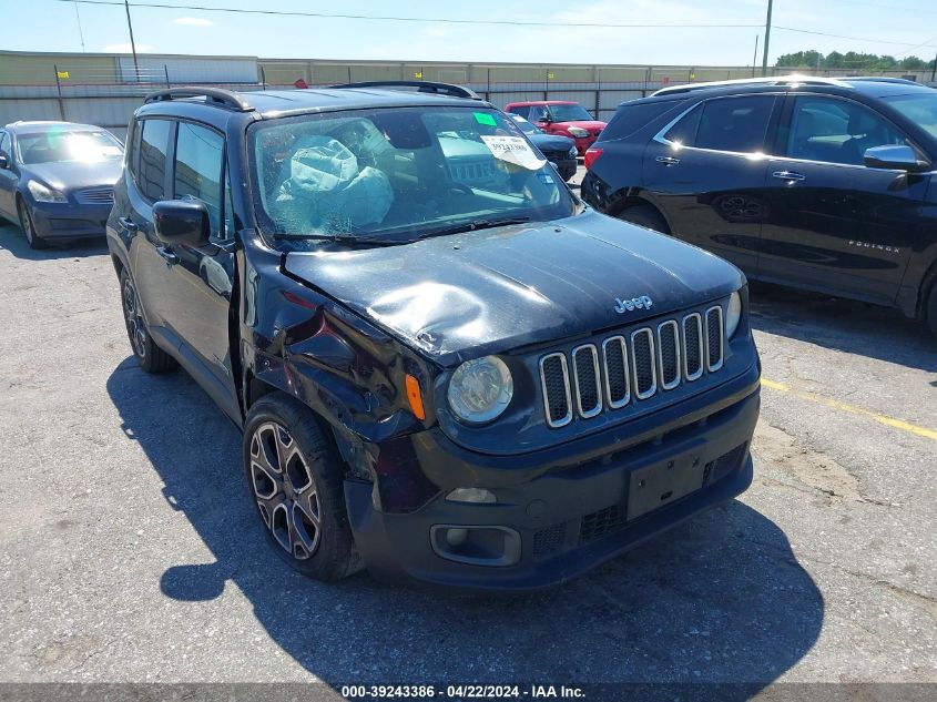 2015 Jeep Renegade Latitude VIN: ZACCJABT6FTB37910 Lot: 39243386