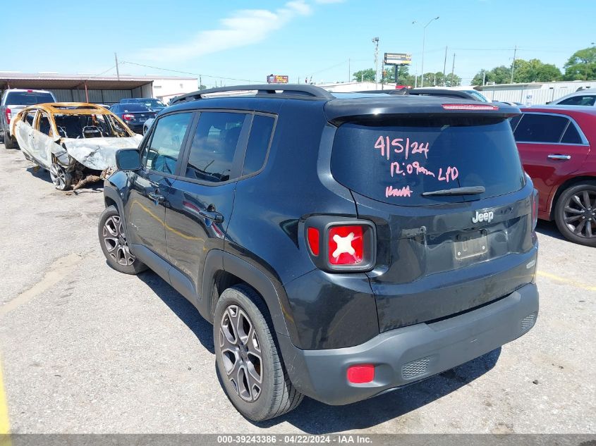 2015 Jeep Renegade Latitude VIN: ZACCJABT6FTB37910 Lot: 39243386