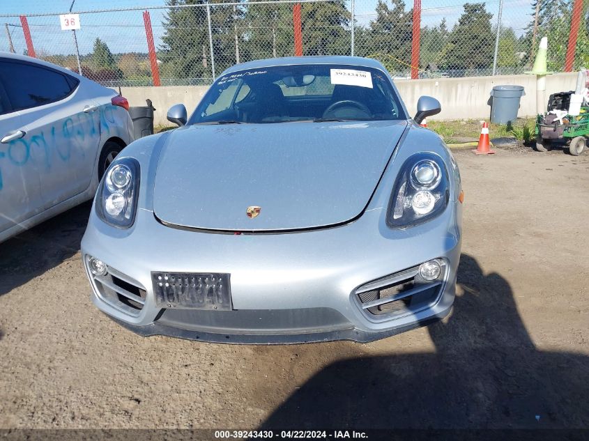 2014 Porsche Cayman VIN: WP0AA2A8XEK172761 Lot: 39243430