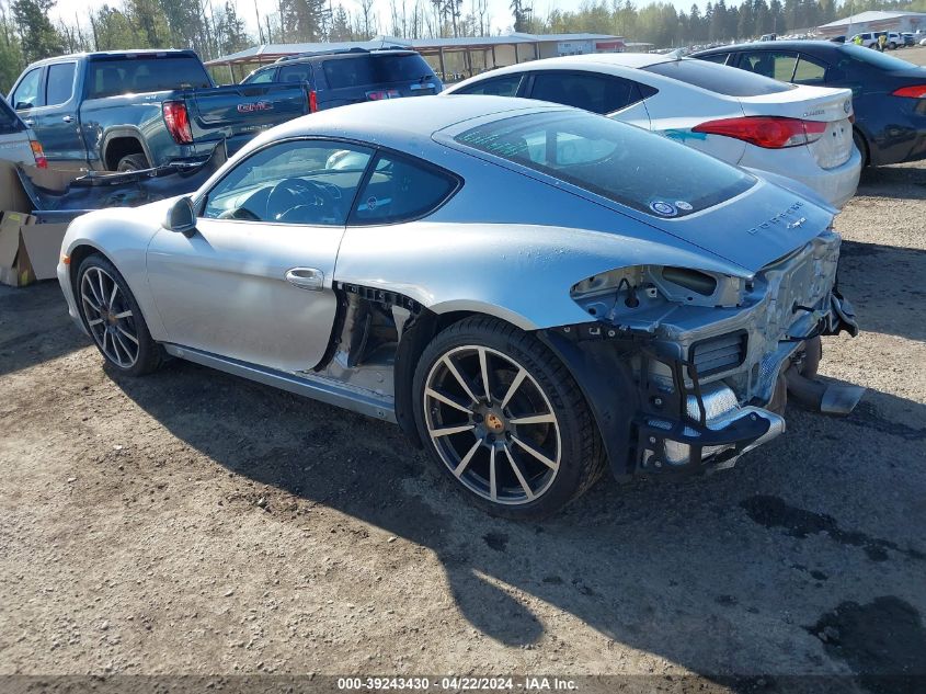 2014 PORSCHE CAYMAN - WP0AA2A8XEK172761