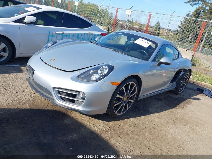 2014 Porsche Cayman VIN: WP0AA2A8XEK172761 Lot: 39243430