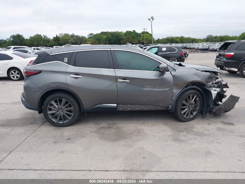 2021 Nissan Murano Sv Fwd VIN: 5N1AZ2BJXMC121484 Lot: 39243435