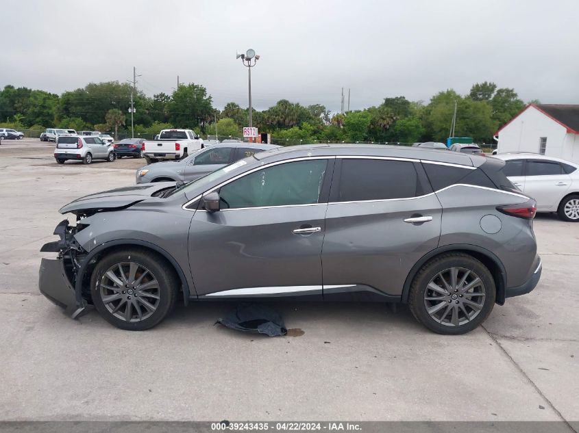 2021 Nissan Murano Sv Fwd VIN: 5N1AZ2BJXMC121484 Lot: 39243435