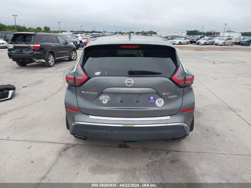 2021 Nissan Murano Sv Fwd VIN: 5N1AZ2BJXMC121484 Lot: 39243435