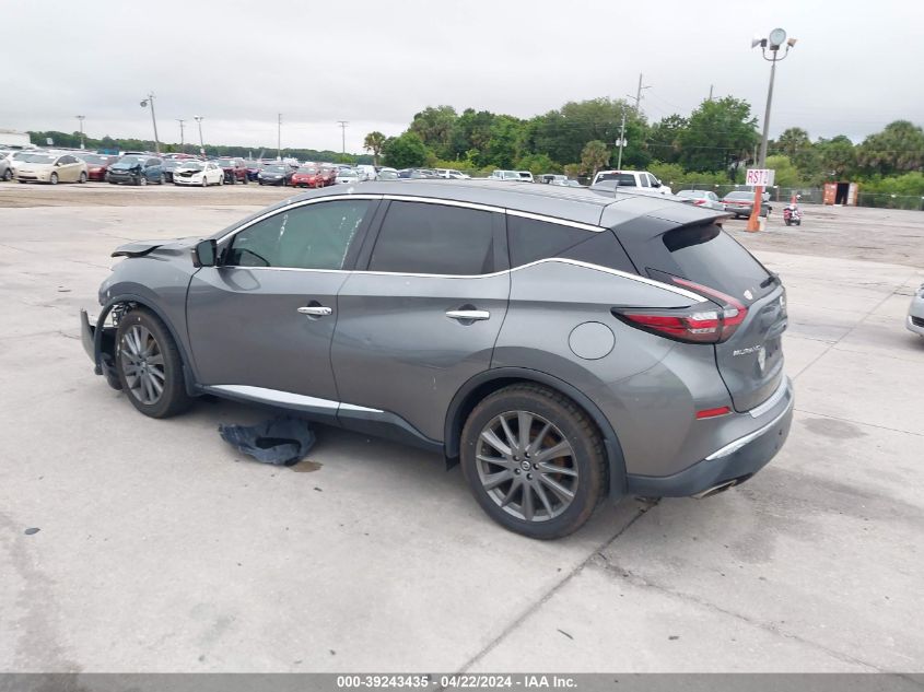 2021 Nissan Murano Sv Fwd VIN: 5N1AZ2BJXMC121484 Lot: 39243435