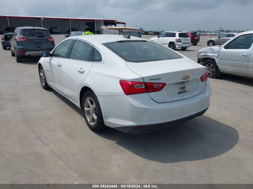 2017 Chevrolet Malibu Ls VIN: 1G1ZB5ST6HF208665 Lot: 39243445