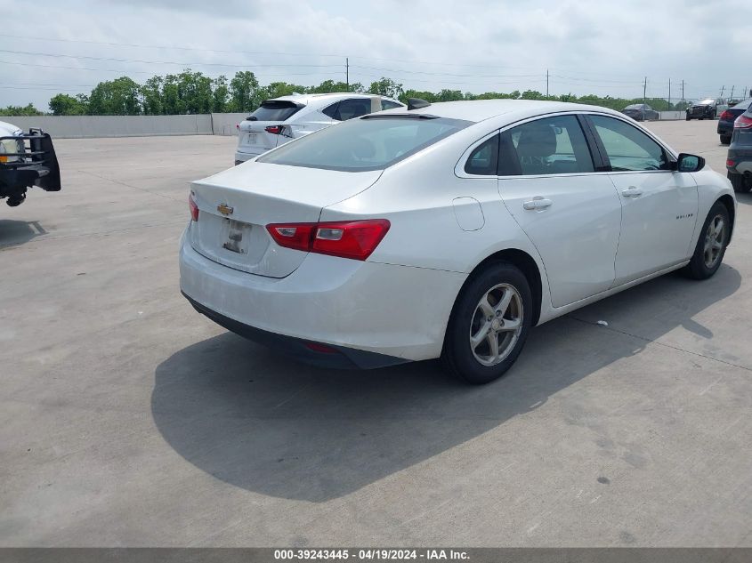 2017 Chevrolet Malibu Ls VIN: 1G1ZB5ST6HF208665 Lot: 39243445