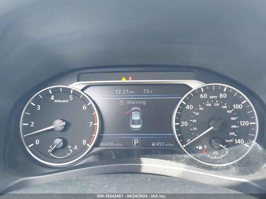 2022 NISSAN ALTIMA 2.5L I4   N(VIN: 1N4BL4DV2NN325715