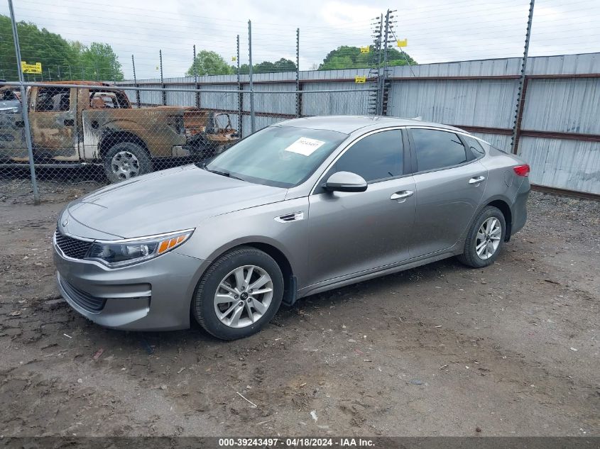 2016 Kia Optima Lx VIN: 5XXGT4L39GG111576 Lot: 39243497
