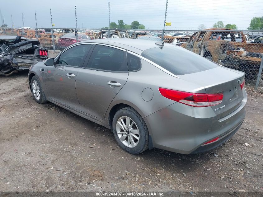 2016 Kia Optima Lx VIN: 5XXGT4L39GG111576 Lot: 39243497