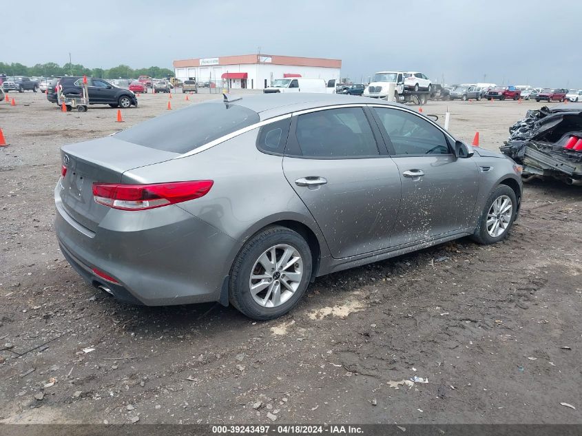 2016 Kia Optima Lx VIN: 5XXGT4L39GG111576 Lot: 39243497