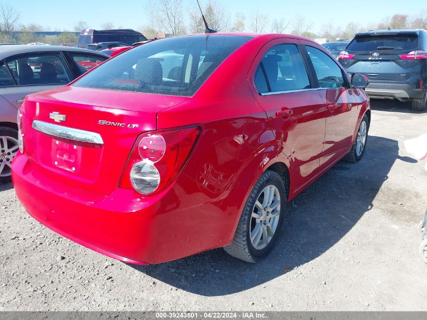 2012 Chevrolet Sonic 2Lt VIN: 1G1JC5SH6C4145478 Lot: 39243501