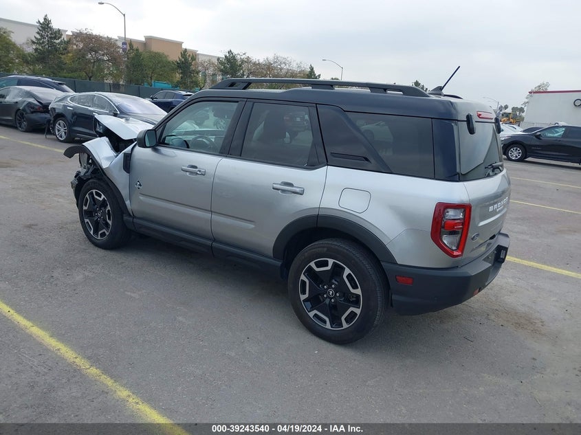 2022 Ford Bronco Sport Outer Banks VIN: 3FMCR9C68NRD49188 Lot: 39243540