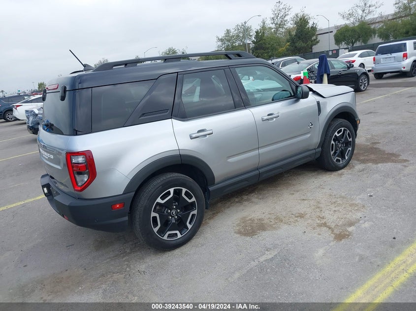 2022 Ford Bronco Sport Outer Banks VIN: 3FMCR9C68NRD49188 Lot: 39243540