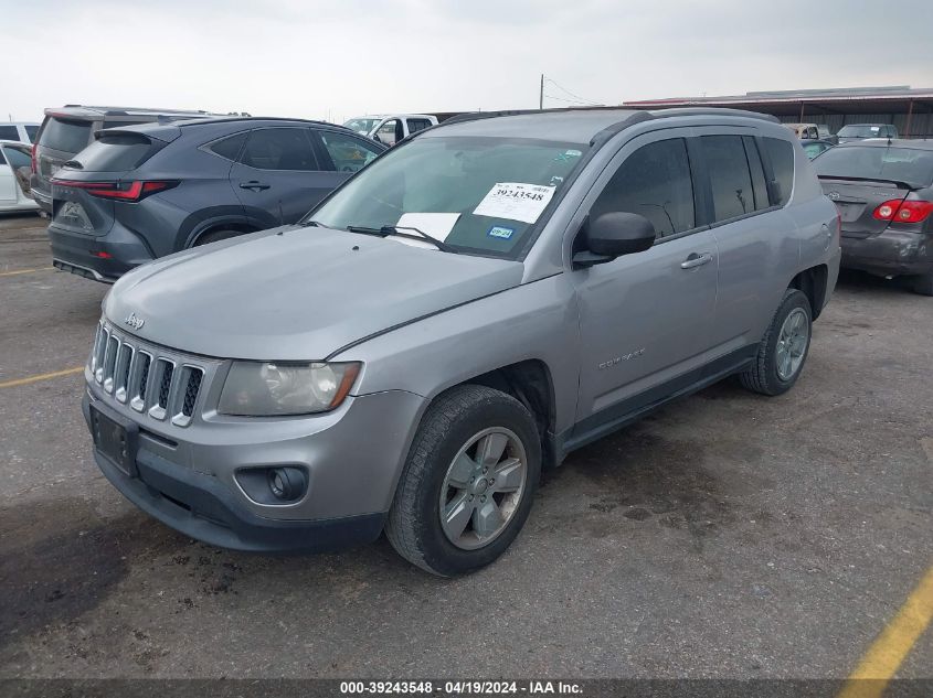 2014 Jeep Compass Sport VIN: 1C4NJCBA1ED832361 Lot: 39243548