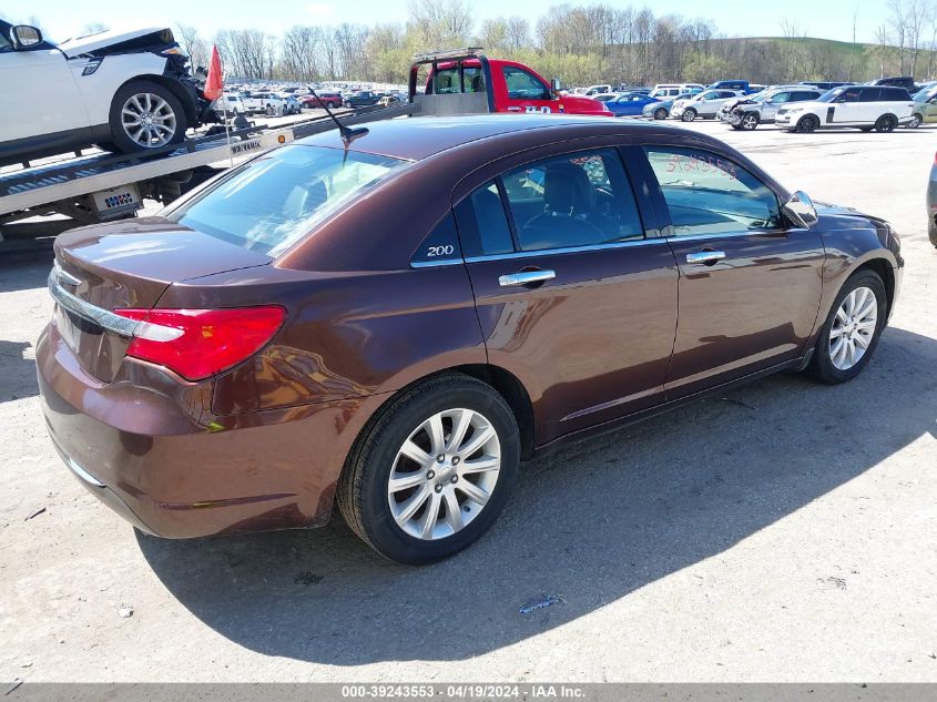 2013 Chrysler 200 Limited VIN: 1C3CCBCG3DN528184 Lot: 39243553