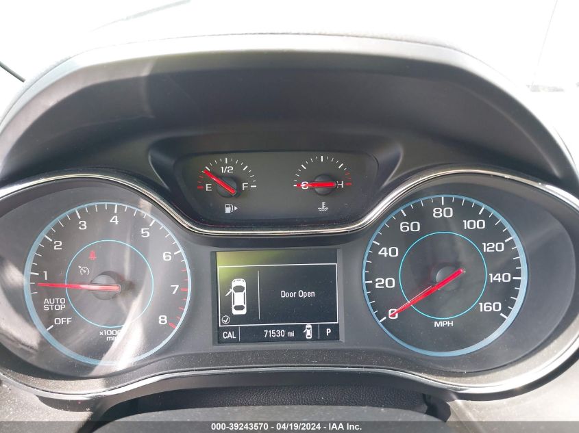 2016 Chevrolet Cruze Lt Auto VIN: 1G1BE5SM2G7237705 Lot: 39243570