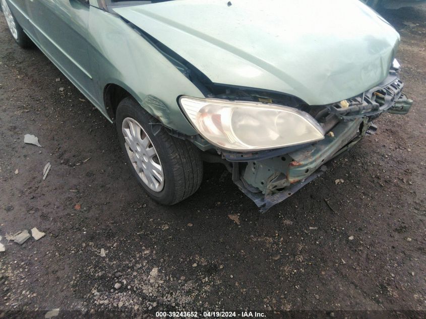 2004 Honda Civic Lx VIN: 2HGES16574H503715 Lot: 39243652