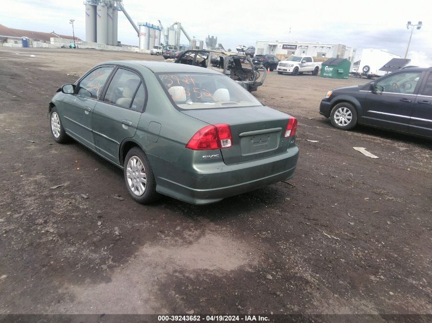 2004 Honda Civic Lx VIN: 2HGES16574H503715 Lot: 39243652