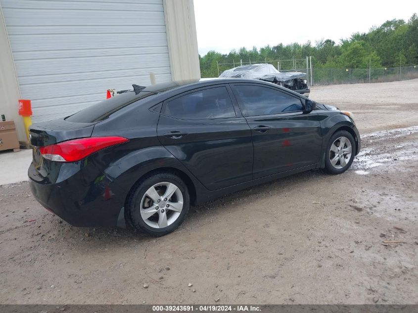 2013 Hyundai Elantra Gls VIN: 5NPDH4AE7DH427650 Lot: 39243691
