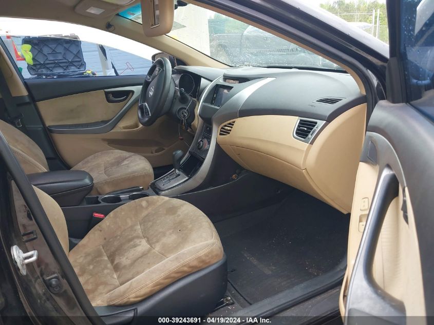 2013 Hyundai Elantra Gls VIN: 5NPDH4AE7DH427650 Lot: 39243691