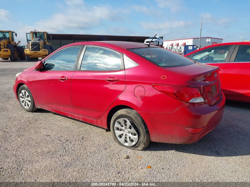 2016 Hyundai Accent Se VIN: KMHCT4AEXGU161461 Lot: 39243700