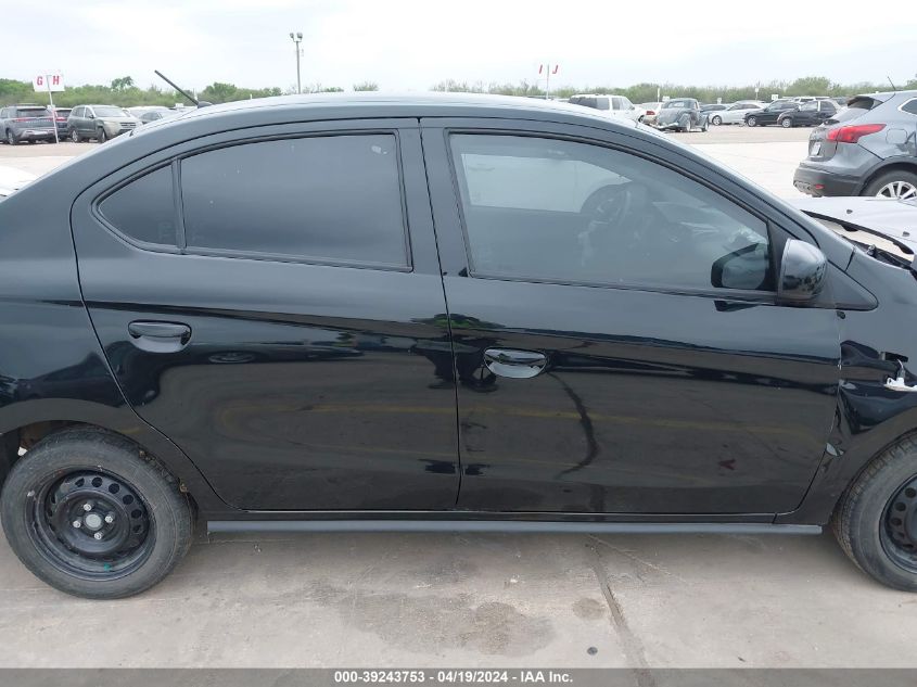 2023 Mitsubishi Mirage G4 Black Edition/Es/Le VIN: ML32FUFJ0PHF01728 Lot: 39243753