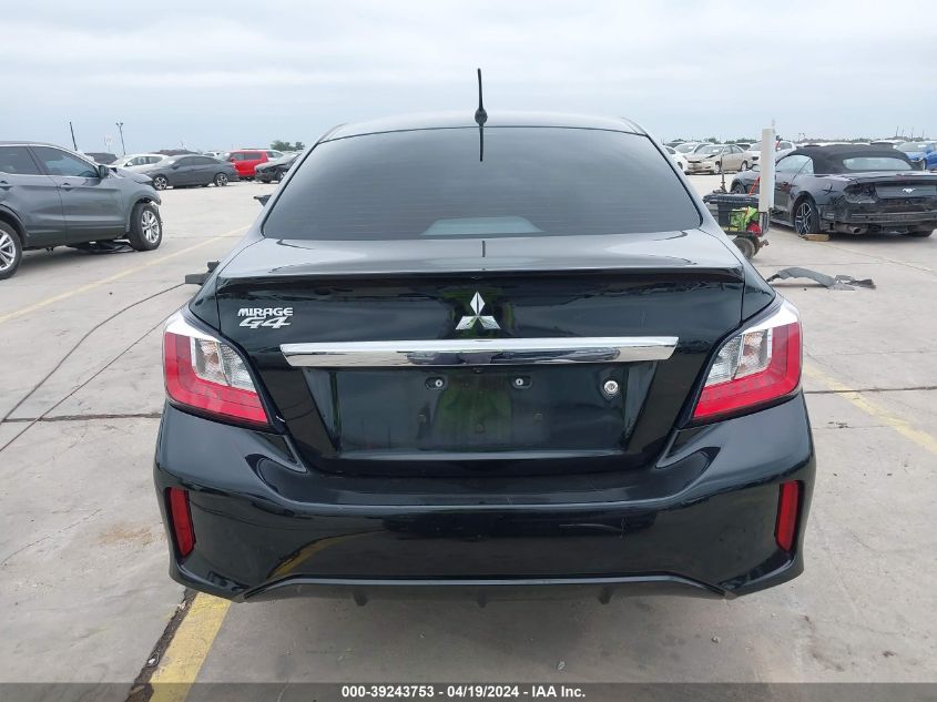 2023 Mitsubishi Mirage G4 Black Edition/Es/Le VIN: ML32FUFJ0PHF01728 Lot: 39243753