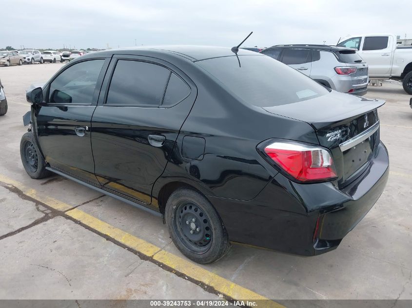 2023 Mitsubishi Mirage G4 Black Edition/Es/Le VIN: ML32FUFJ0PHF01728 Lot: 39243753