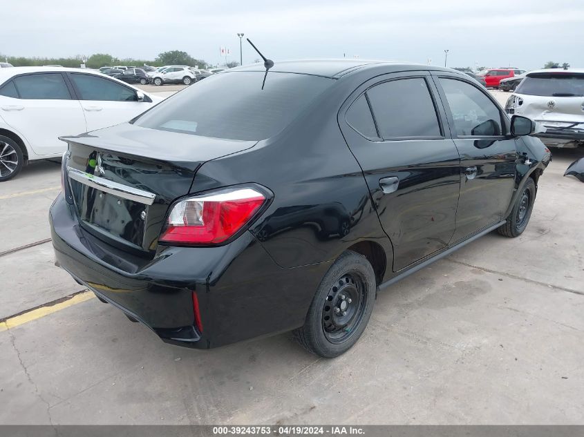 2023 Mitsubishi Mirage G4 Black Edition/Es/Le VIN: ML32FUFJ0PHF01728 Lot: 39243753