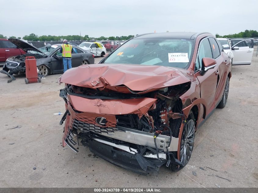 2023 Lexus Rx 350H Base VIN: 2T2BBMCAXPC002848 Lot: 39243759