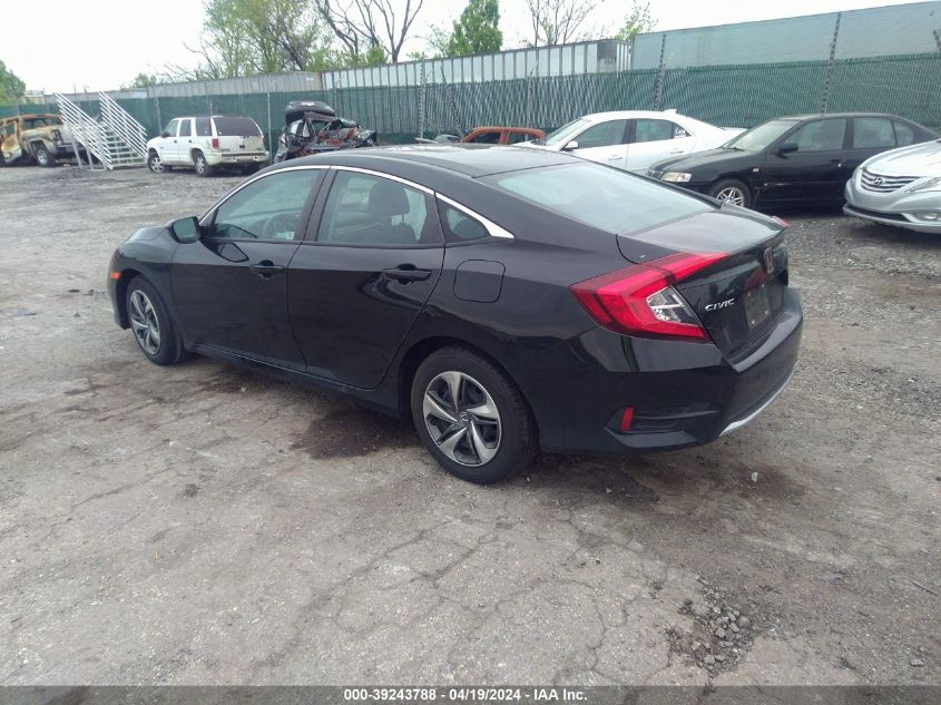 2021 Honda Civic Lx VIN: 2HGFC2F63MH500746 Lot: 39243788