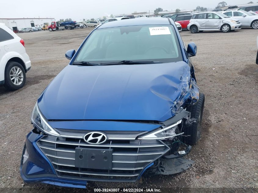 2019 Hyundai Elantra Sel VIN: 5NPD84LF5KH411398 Lot: 39243807