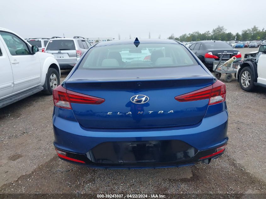 2019 Hyundai Elantra Sel VIN: 5NPD84LF5KH411398 Lot: 39243807