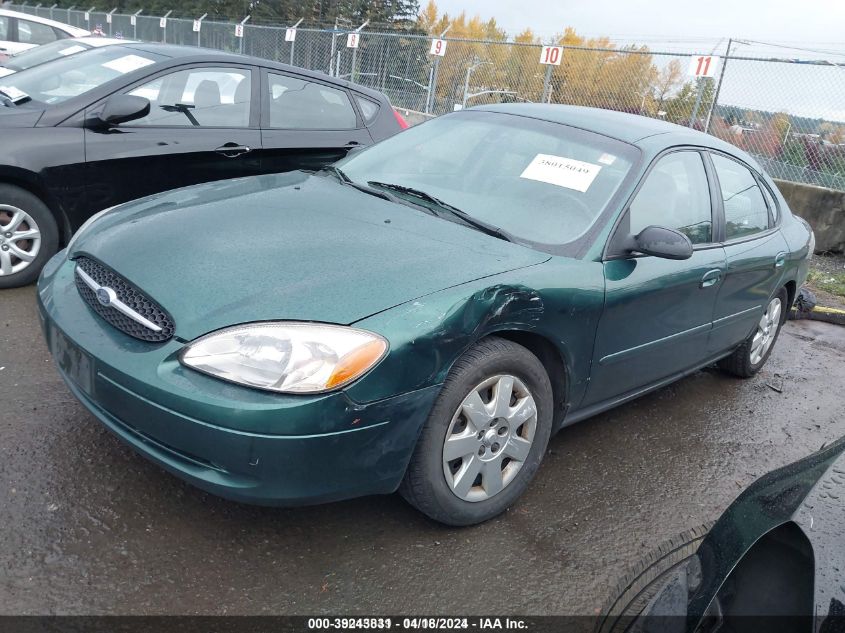 2000 Ford Taurus Lx VIN: 1FAFP52U9YG280710 Lot: 39243831