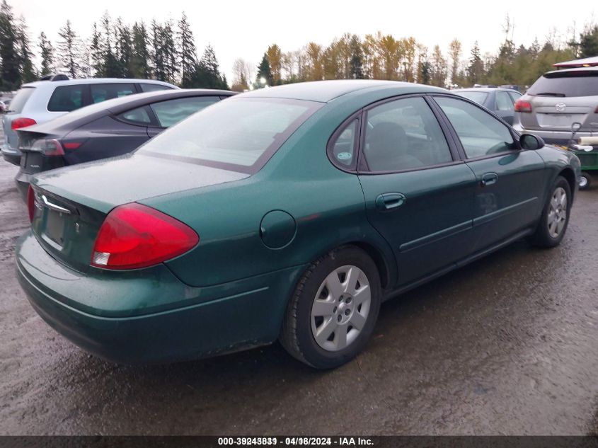 2000 Ford Taurus Lx VIN: 1FAFP52U9YG280710 Lot: 39243831