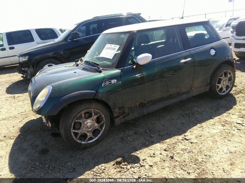 2005 Mini Cooper S VIN: WMWRE33585TL10689 Lot: 39243860