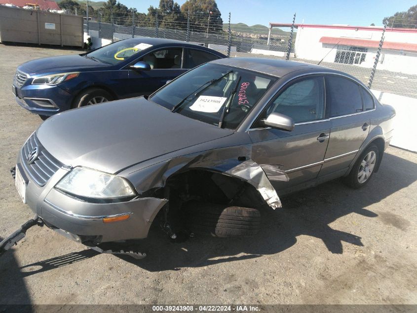 2003 Volkswagen Passat Glx VIN: WVWRH63B53P039422 Lot: 39243908