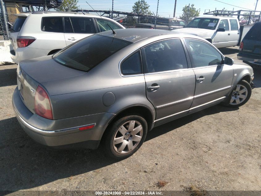 2003 Volkswagen Passat Glx VIN: WVWRH63B53P039422 Lot: 39243908