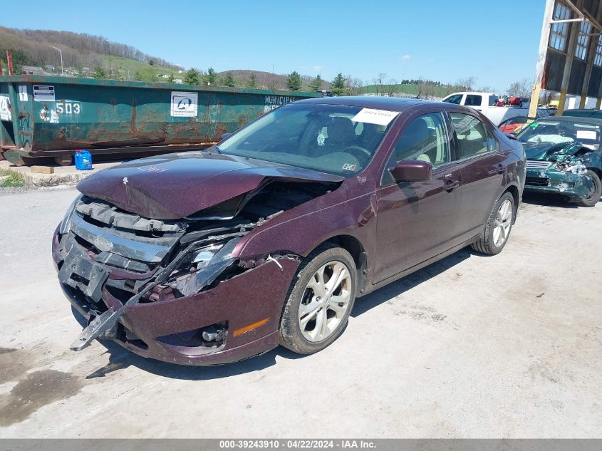 2012 Ford Fusion Sel VIN: 3FAHP0JA7CR370734 Lot: 50770484