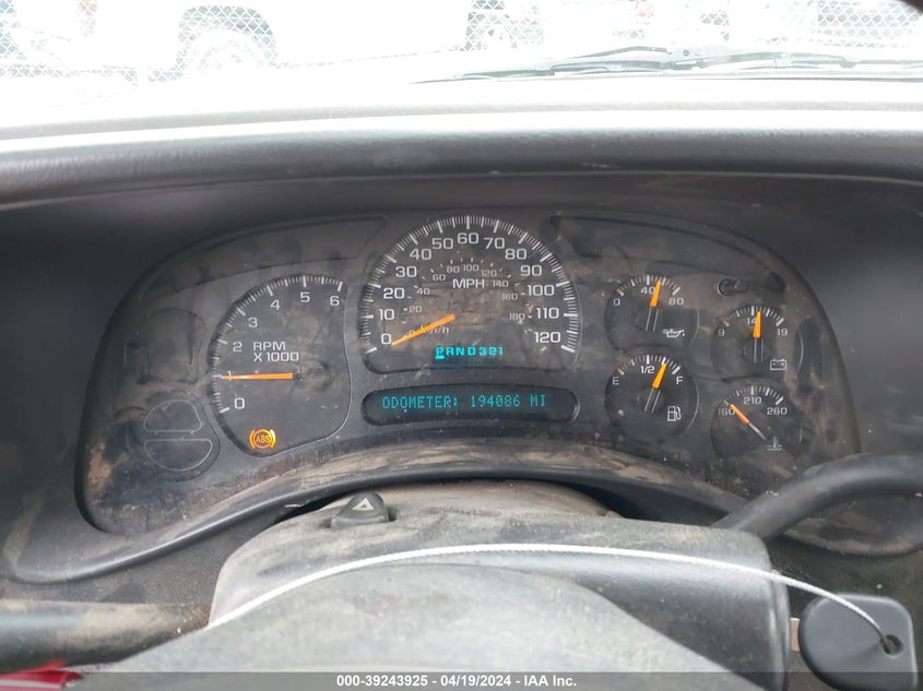 2005 Chevrolet Silverado 1500 Work Truck VIN: 1GCEC19X65Z287382 Lot: 39243925