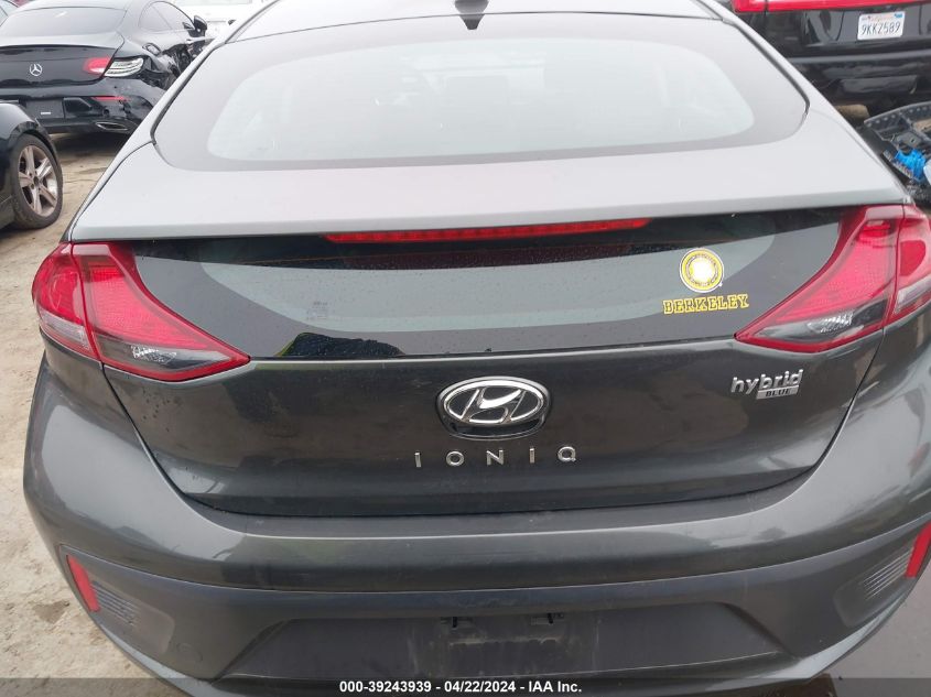 2022 Hyundai Ioniq Hybrid Blue VIN: KMHC65LC4NU281309 Lot: 51729334