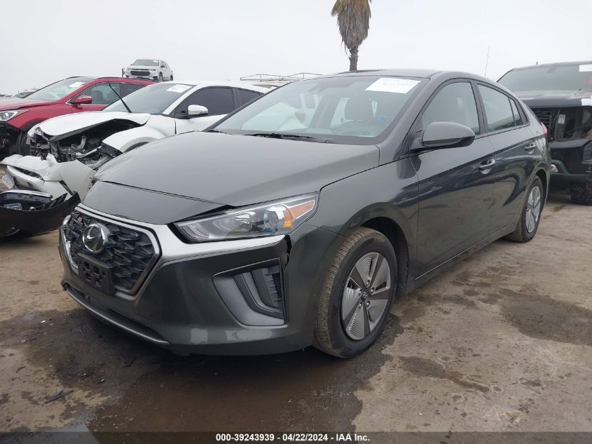 KMHC65LC4NU281309 2022 Hyundai Ioniq Hybrid Blue