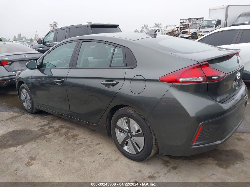 2022 Hyundai Ioniq Hybrid Blue VIN: KMHC65LC4NU281309 Lot: 51729334