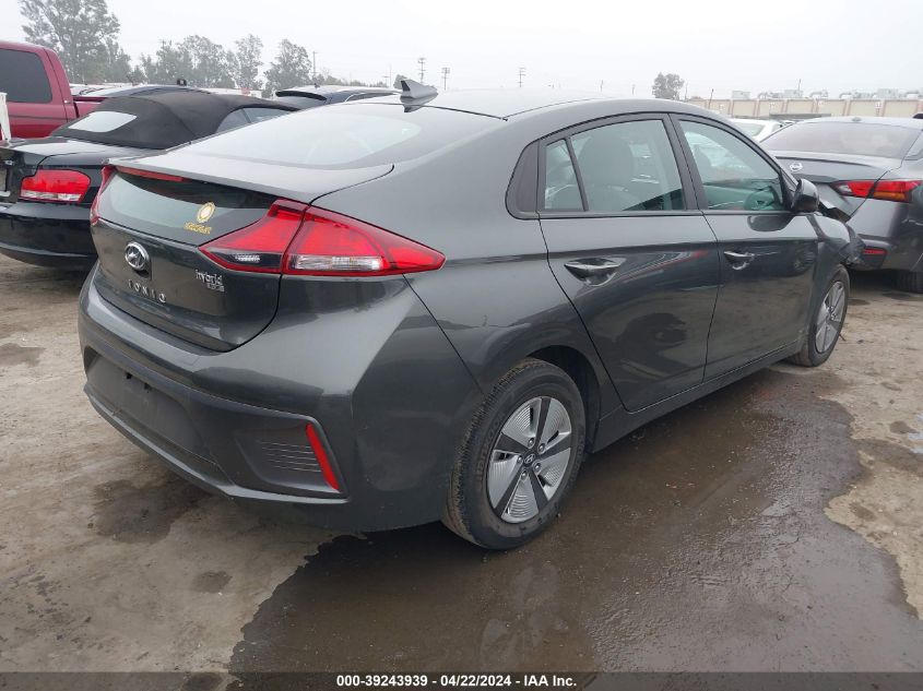 2022 Hyundai Ioniq Hybrid Blue VIN: KMHC65LC4NU281309 Lot: 51729334