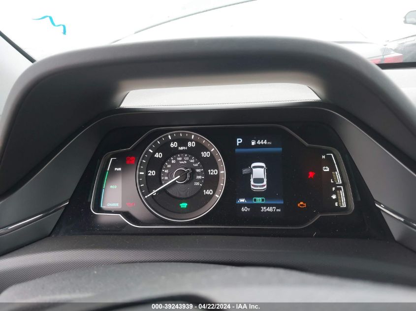 KMHC65LC4NU281309 2022 Hyundai Ioniq Hybrid Blue