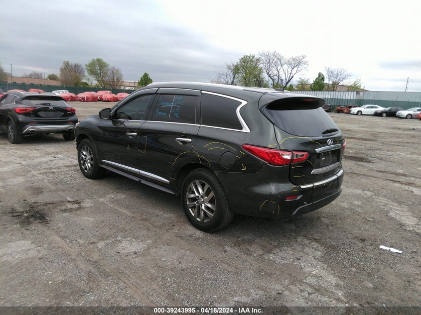 2013 Infiniti Jx35 VIN: 5N1AL0MM2DC343529 Lot: 39243995