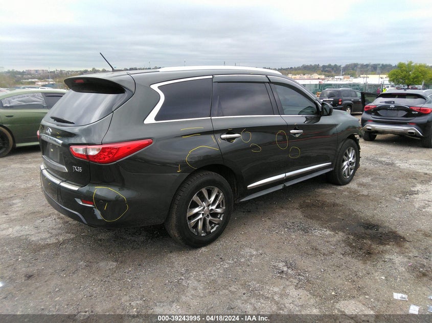 2013 Infiniti Jx35 VIN: 5N1AL0MM2DC343529 Lot: 39243995