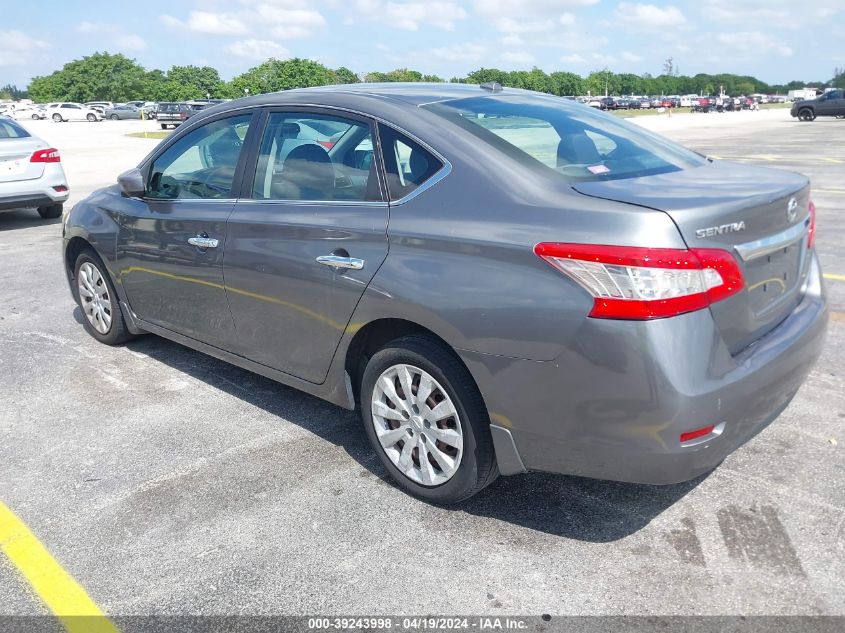 3N1AB7AP6FY245132 | 2015 NISSAN SENTRA